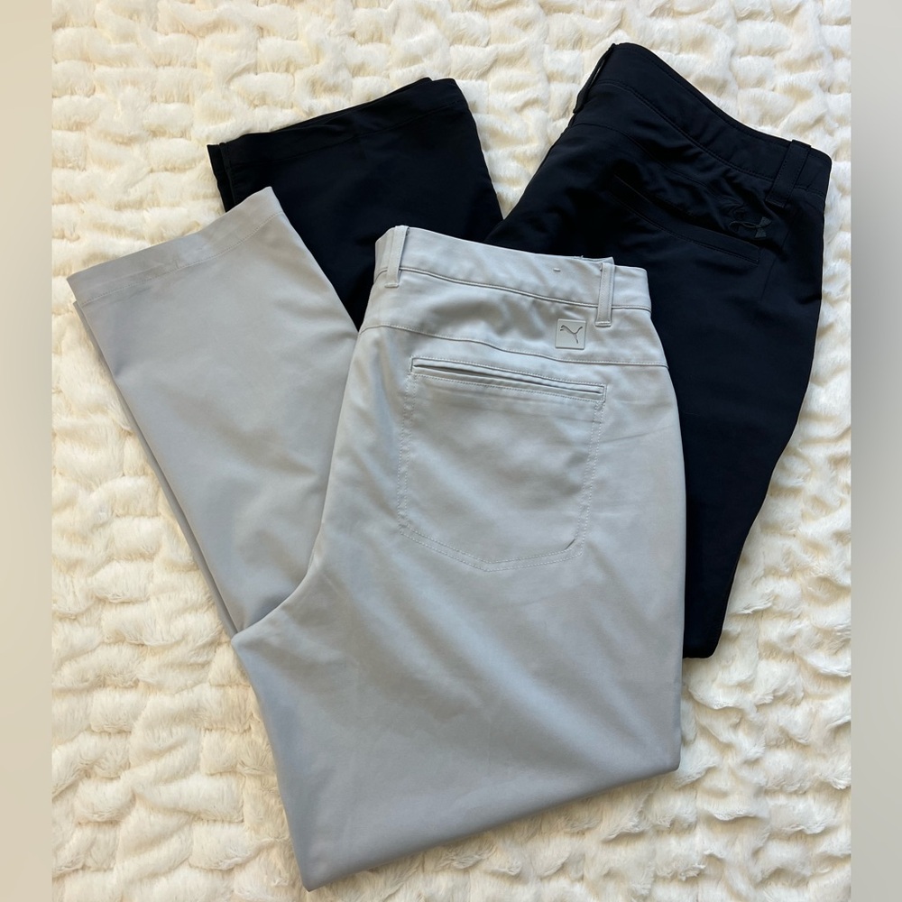 Men’s Golf Pants Lot 38X30 UA Puma
